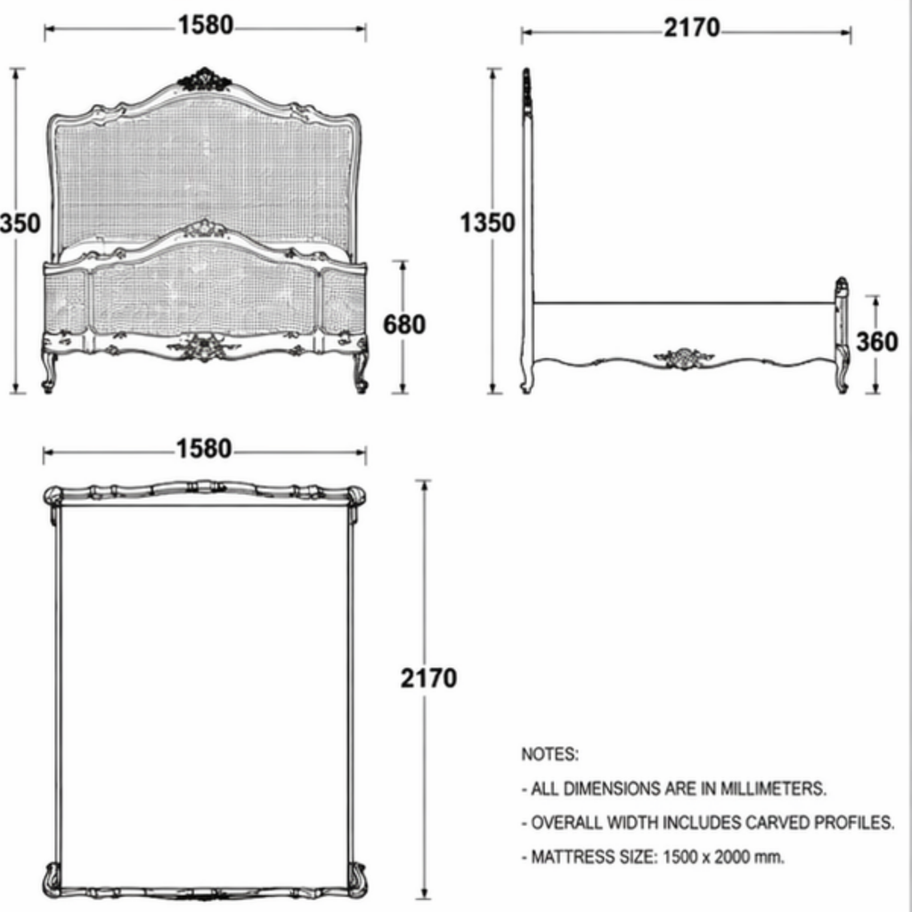 Celestia Bed (B004)