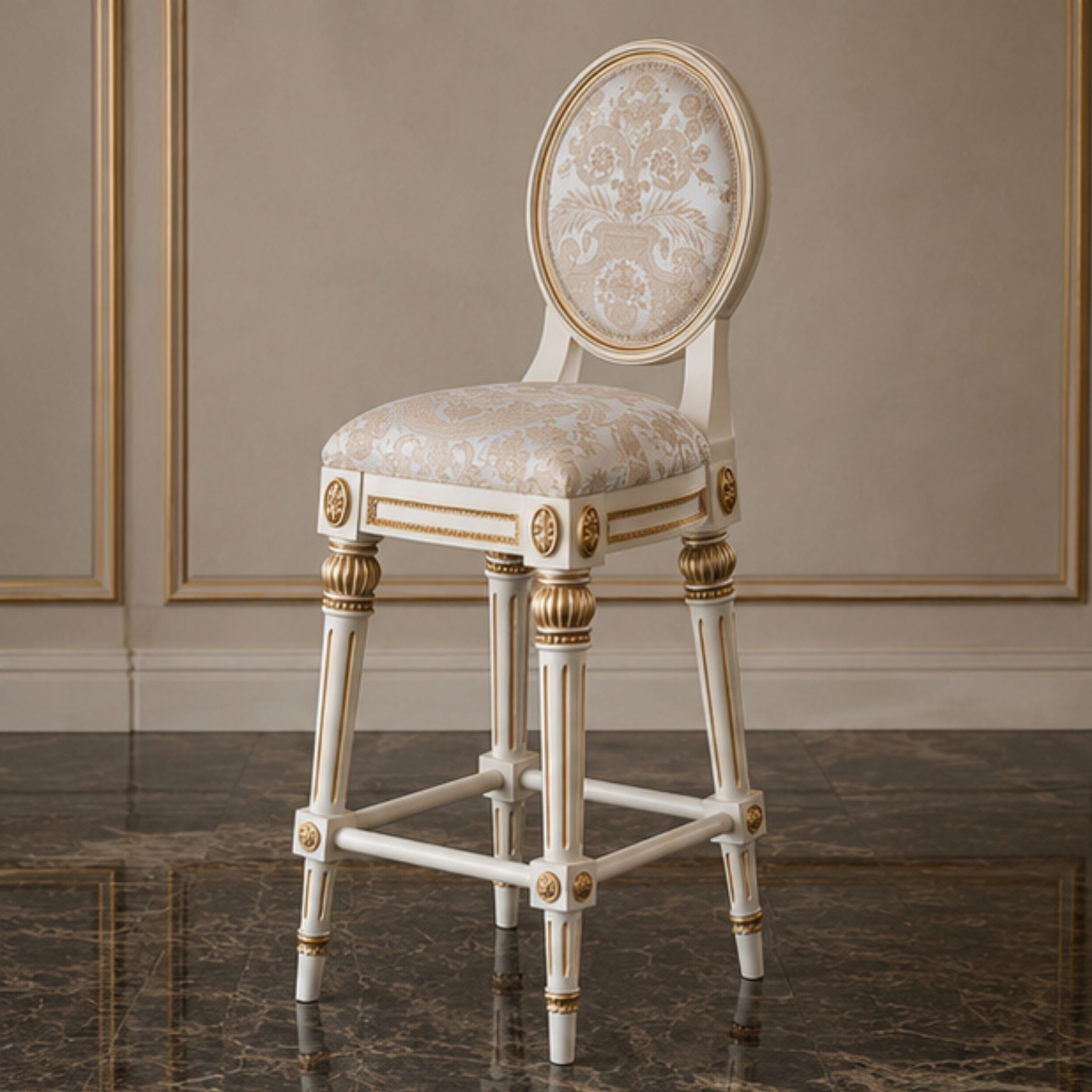 Versailles Marquetry Stool (BS009)