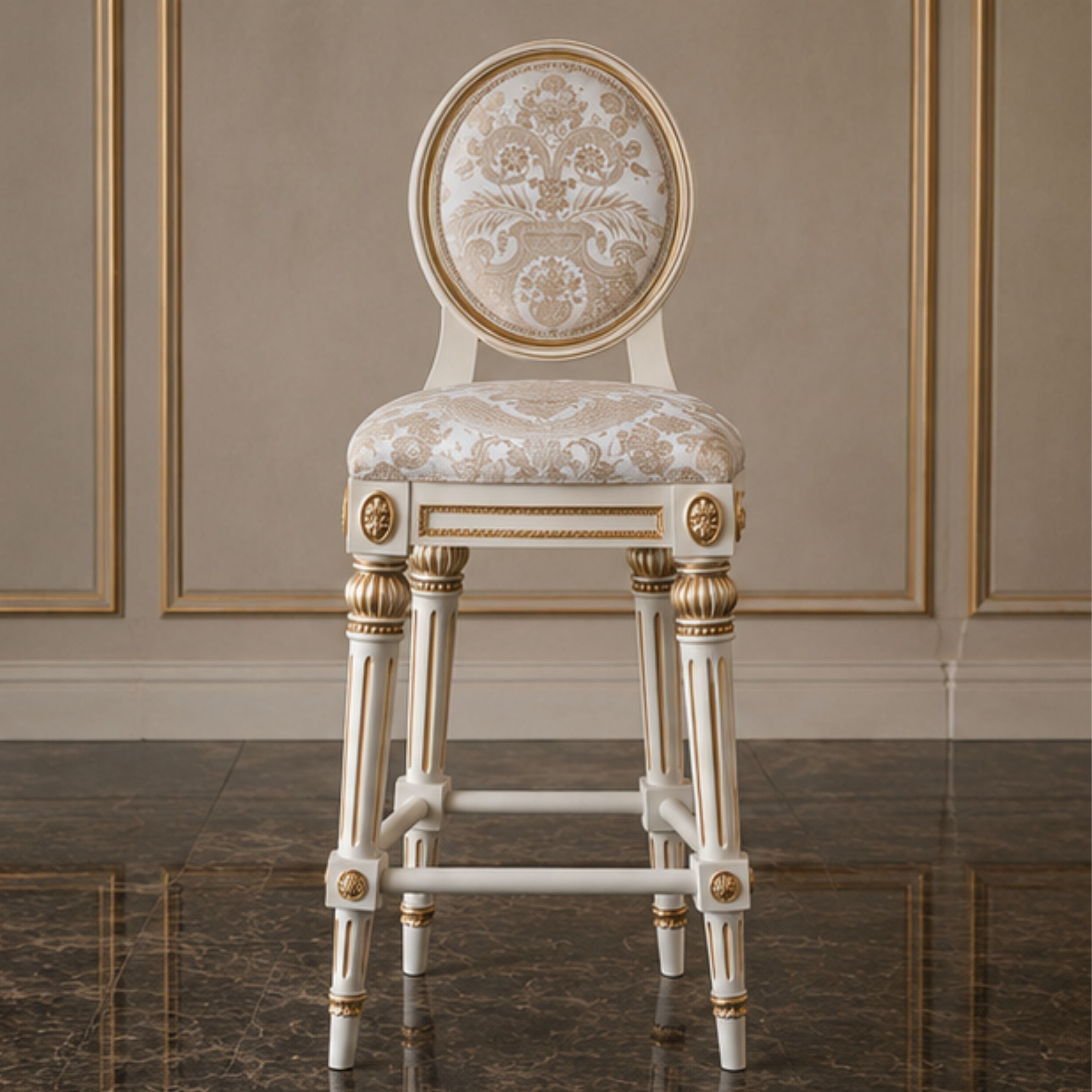 Versailles Marquetry Stool (BS009)