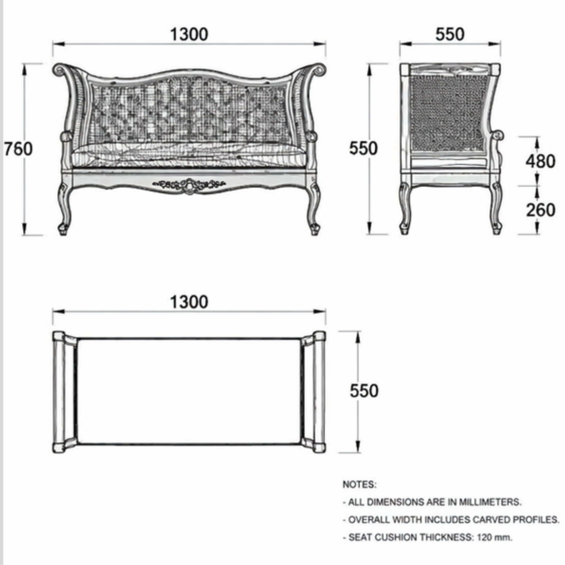 Aveline Bench (BB001)