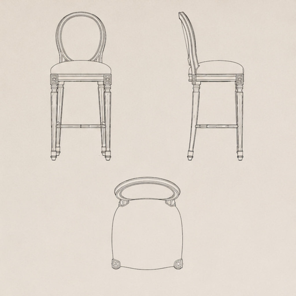 Florentine Heritage Bar Stool (BS011)