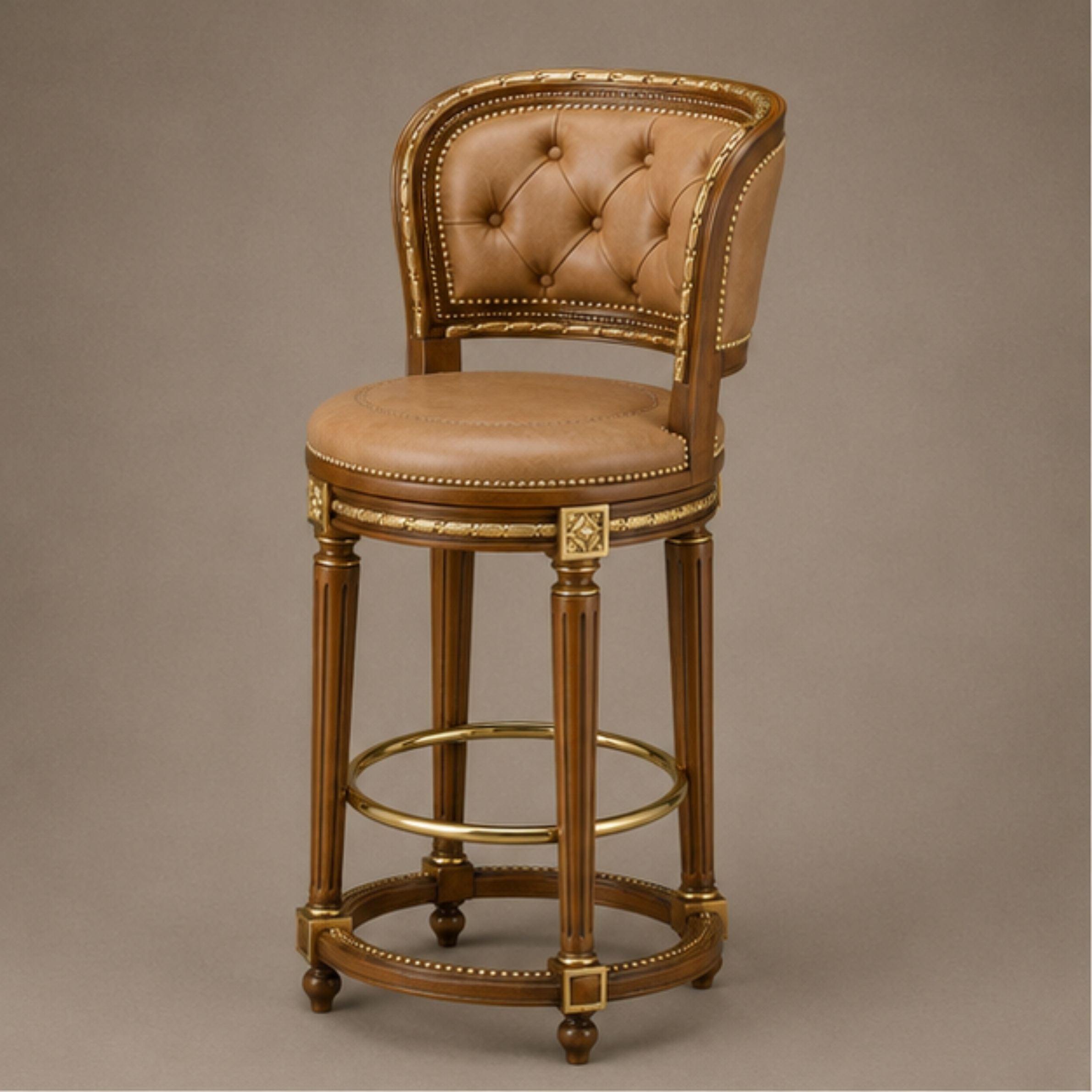 Nizam Tufted Bar Stool (BS013)