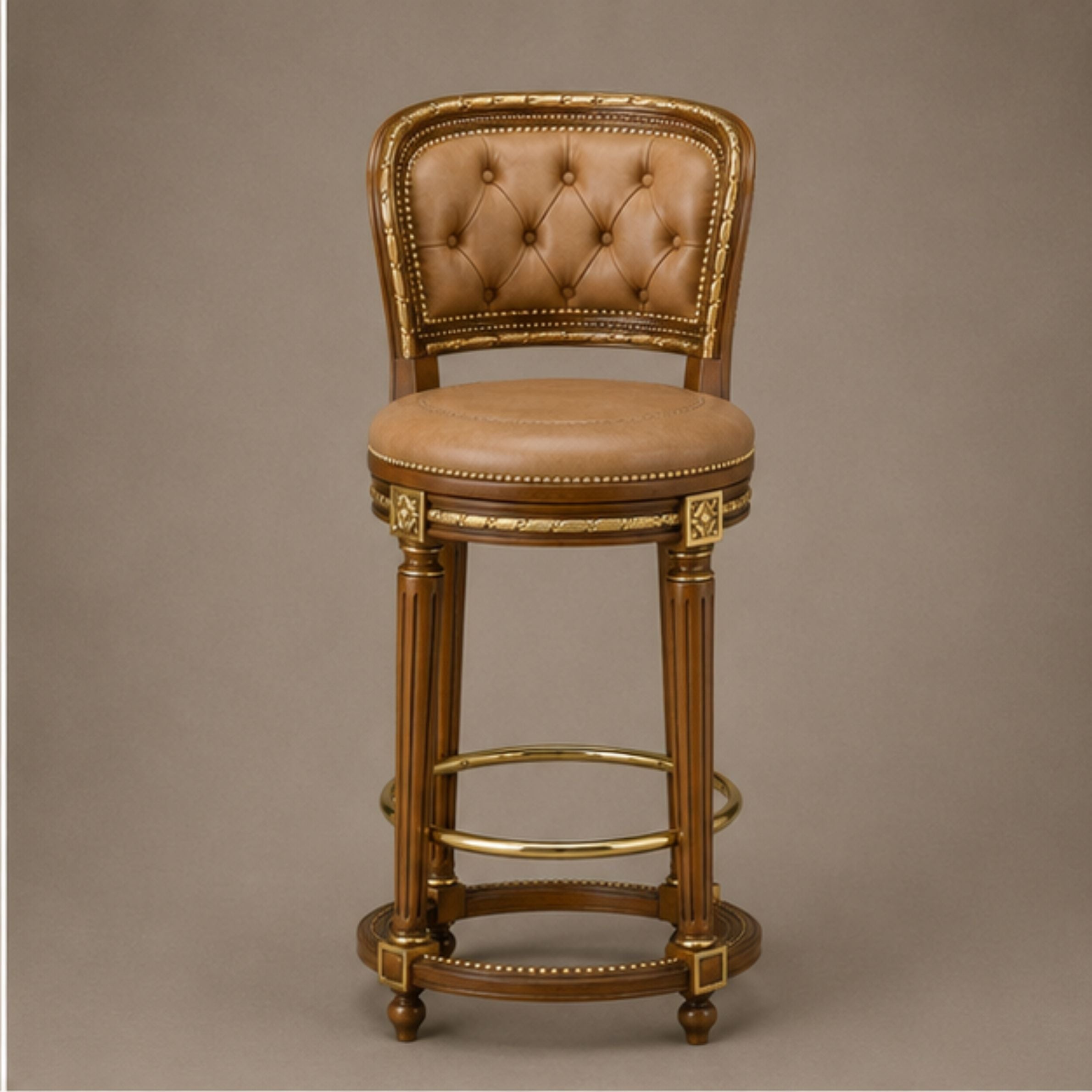 Nizam Tufted Bar Stool (BS013)