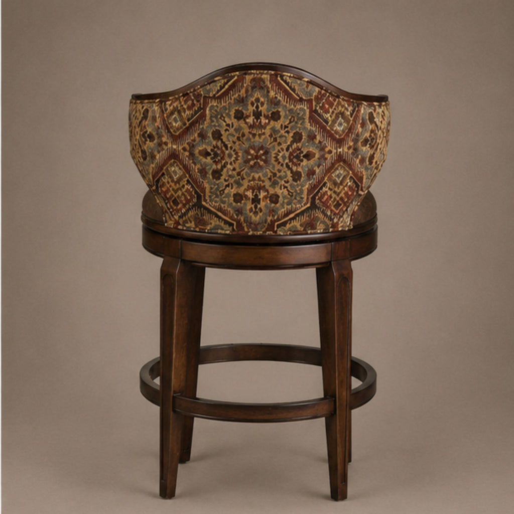 Shekhawati Medallion Swivel Stool (BS014)