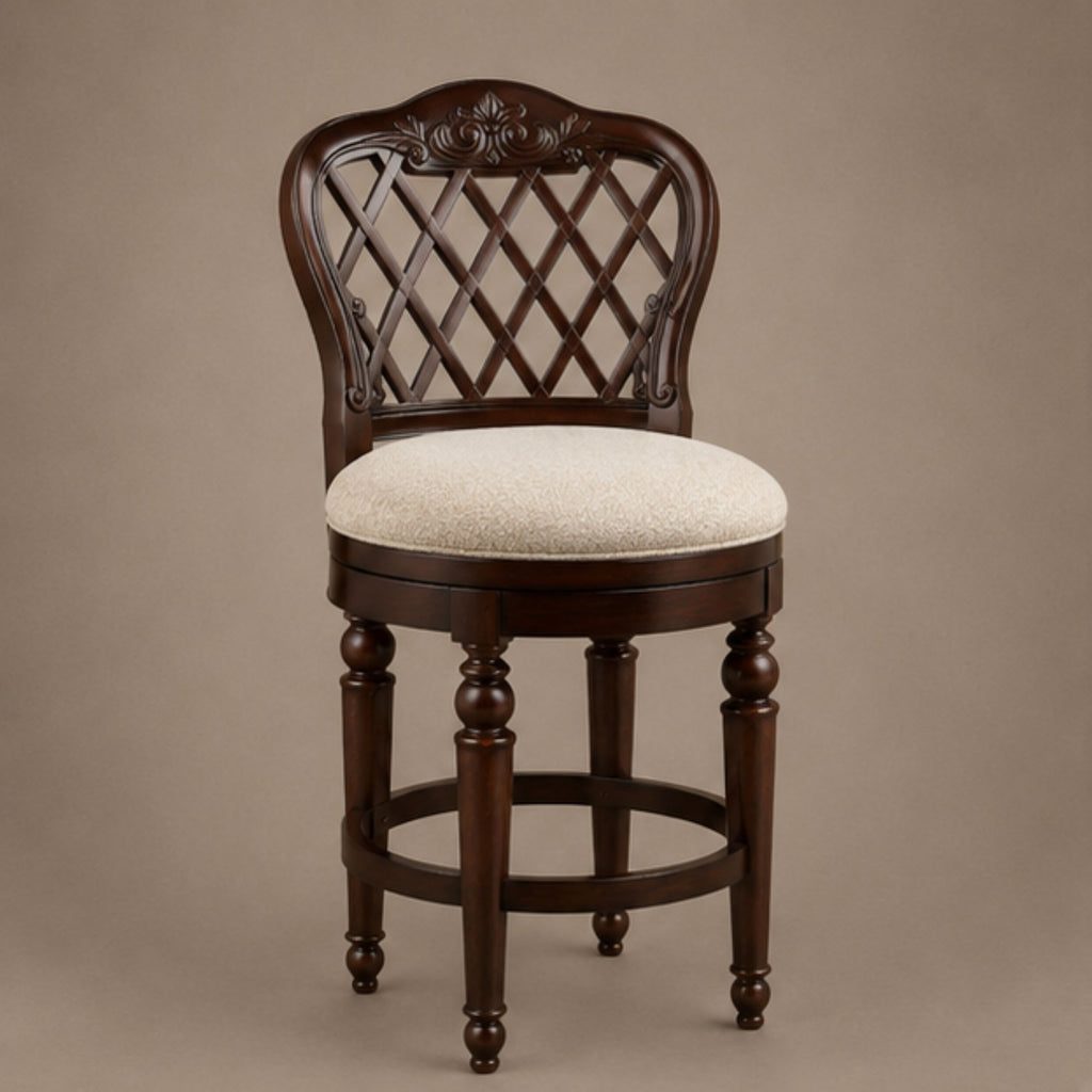 Lattice Court Swivel Bar Stool (BS016)