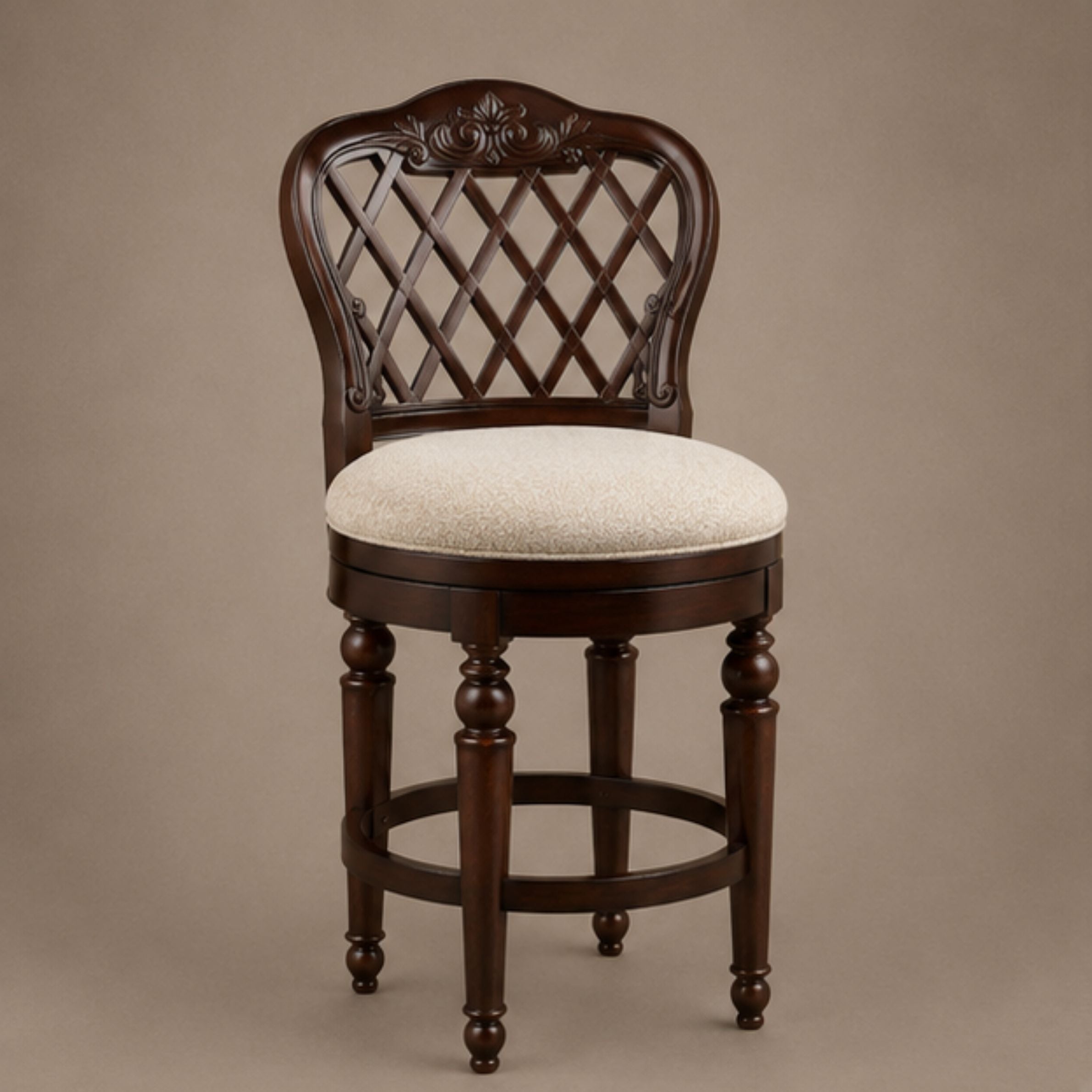 Lattice Court Swivel Bar Stool (BS016)