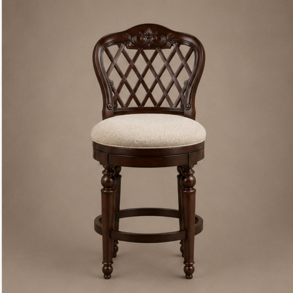 Lattice Court Swivel Bar Stool (BS016)