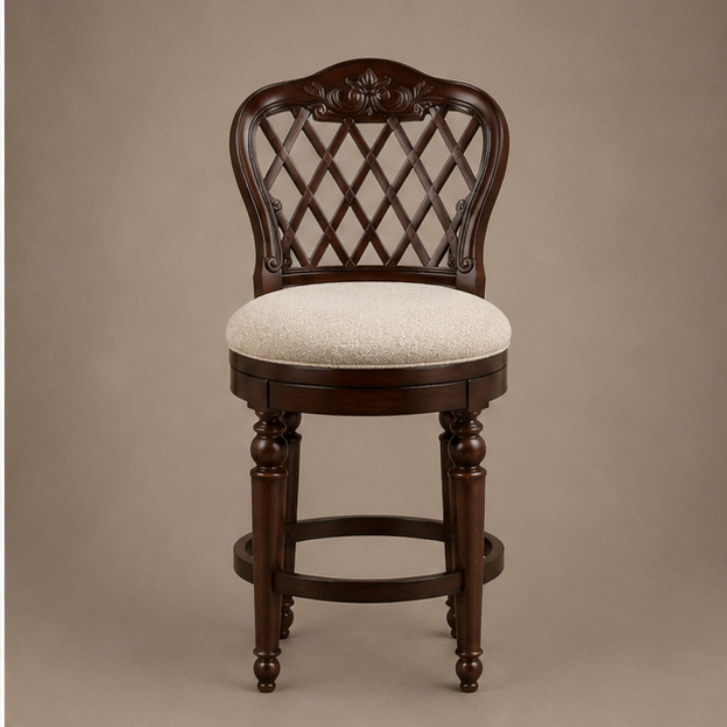 Lattice Court Swivel Bar Stool (BS016)