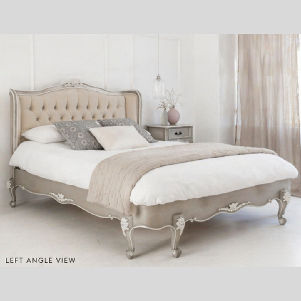 Elara Hand-Carved Teak Bed (B041)