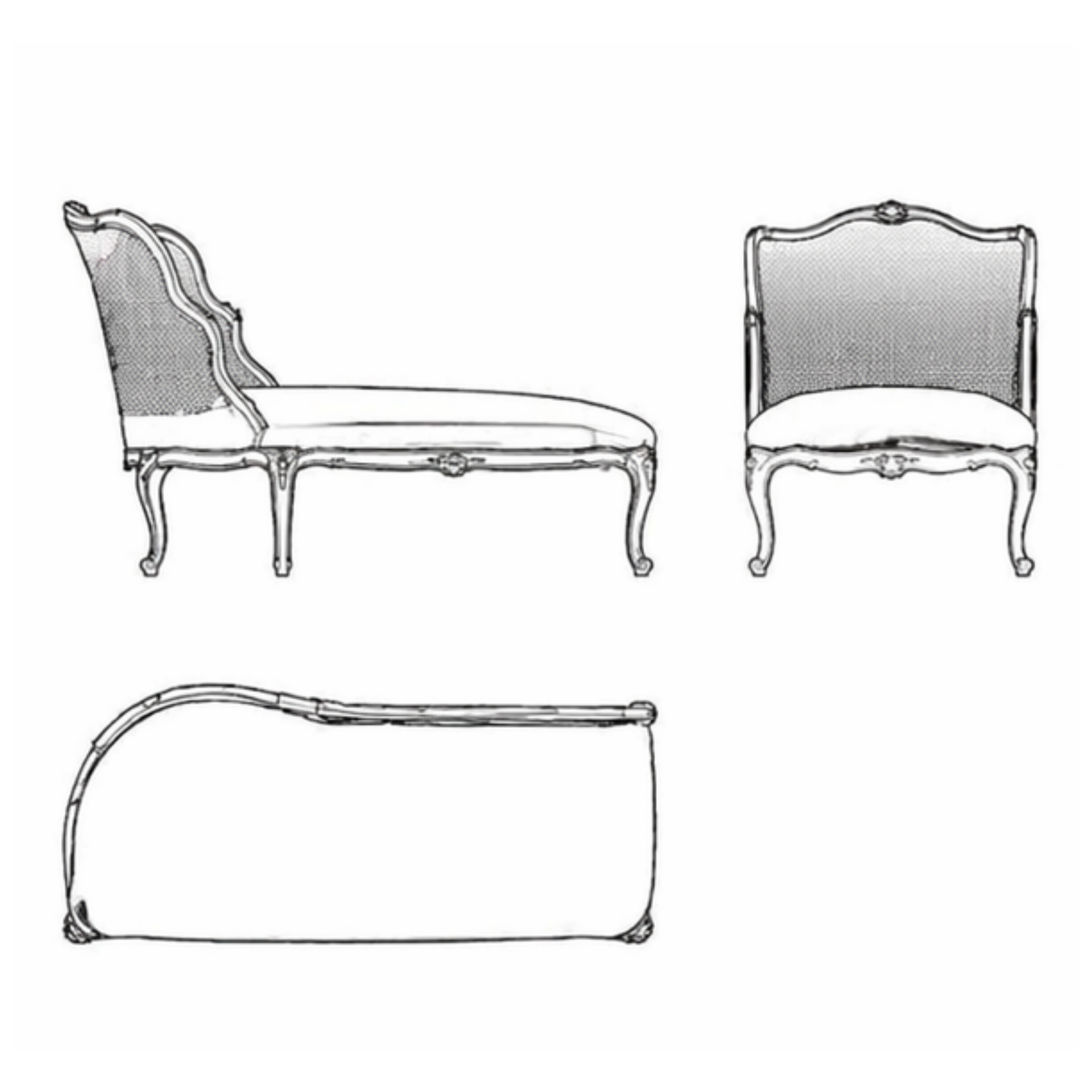 Aeris Chaise Bench (BB009)