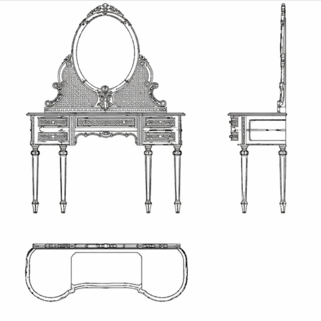 Valerique Dressing Table (DT005)