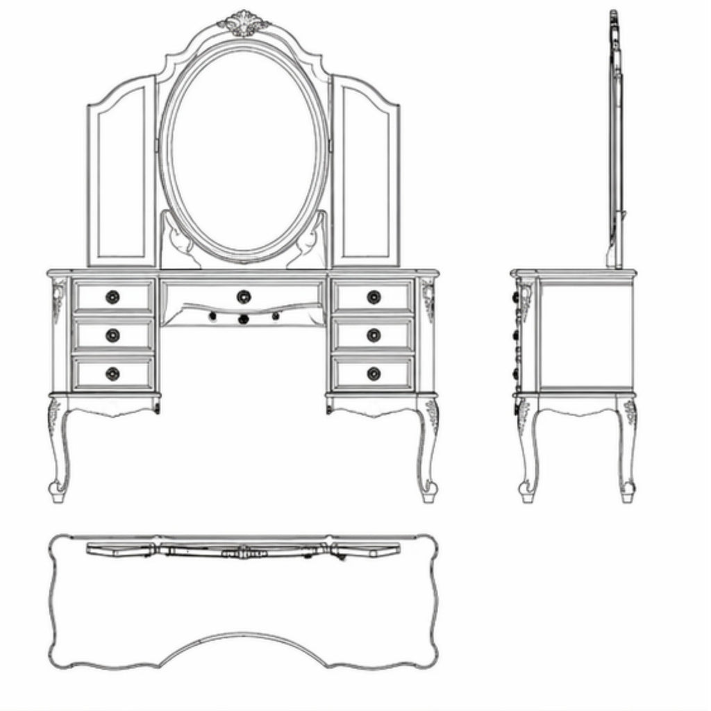 Lyselle Dressing Table (DT008)