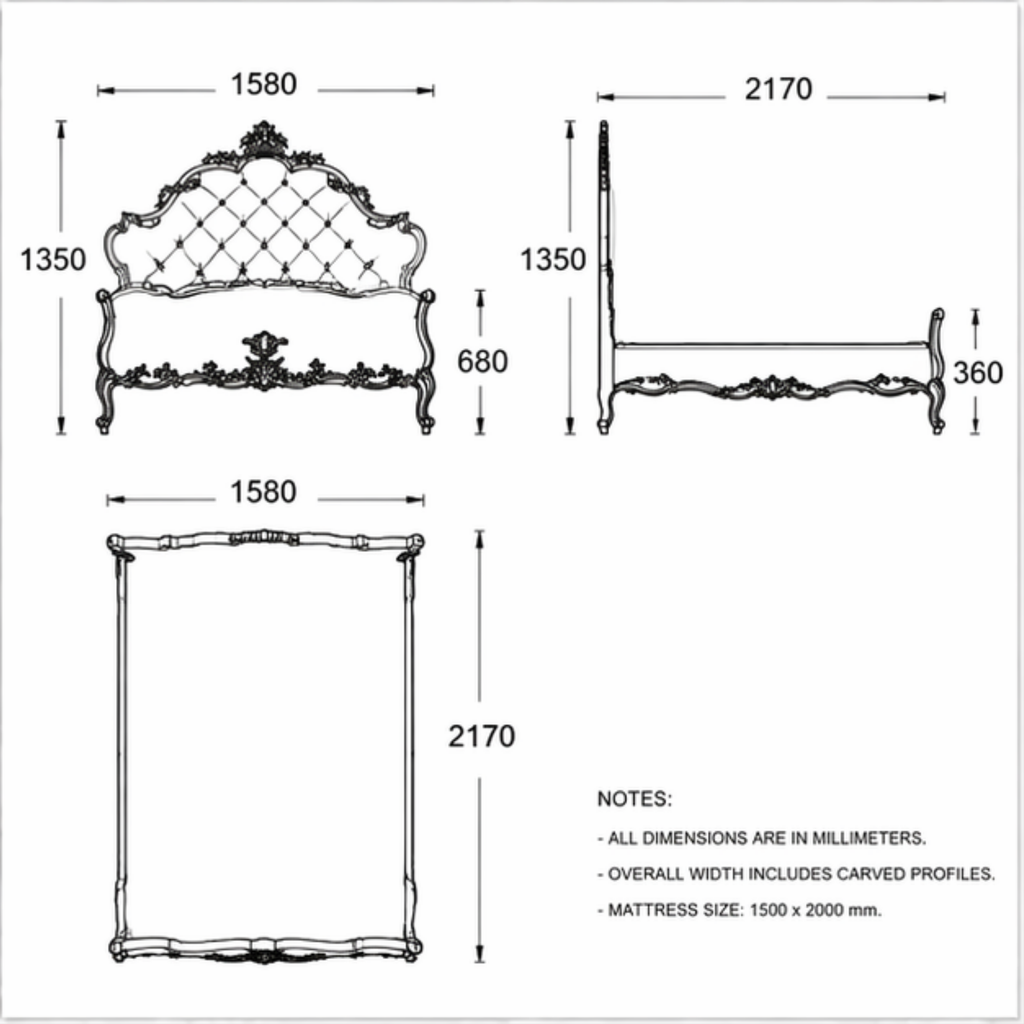 Aurelia Grand Bed (B006)