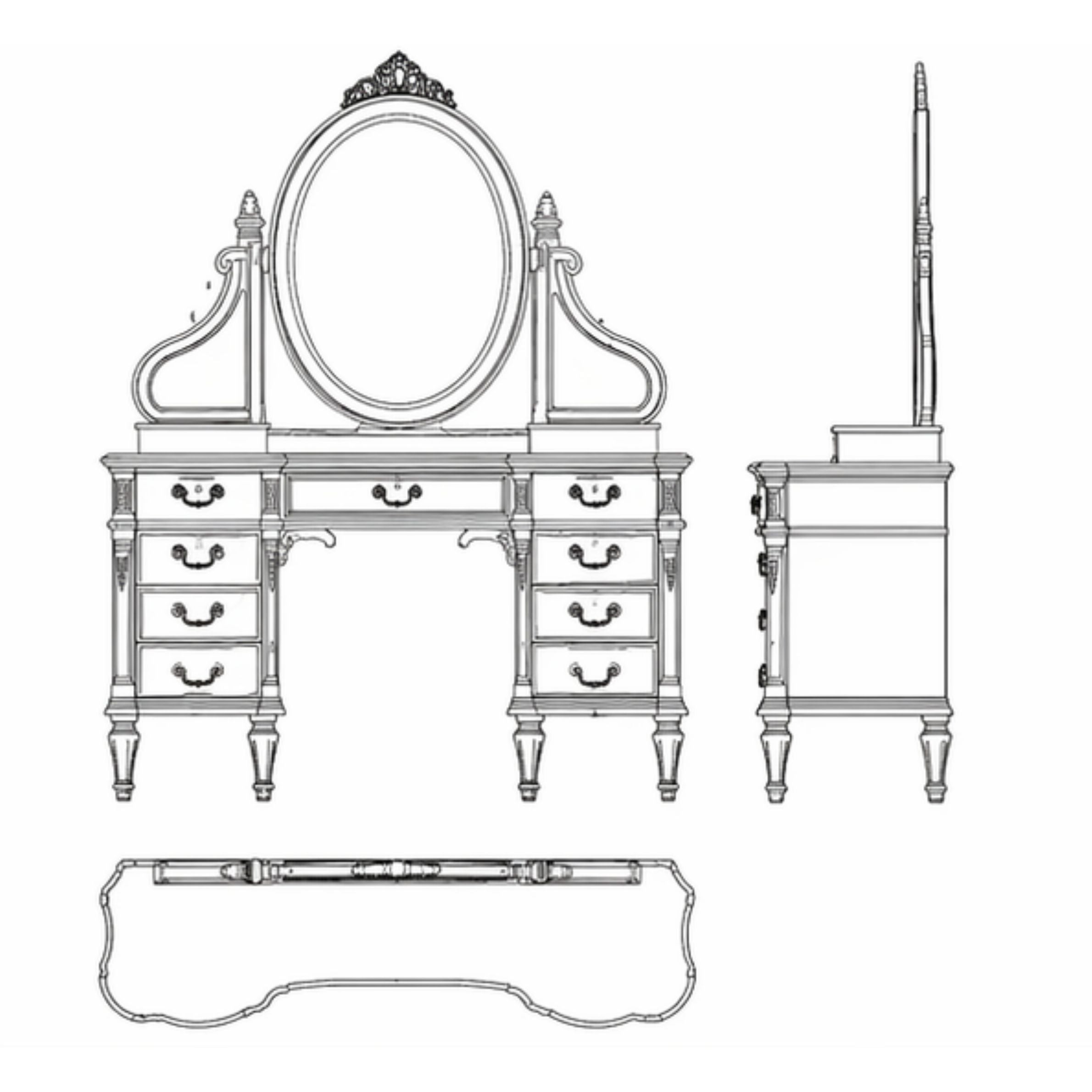 Virelle Dressing Table (DT010)