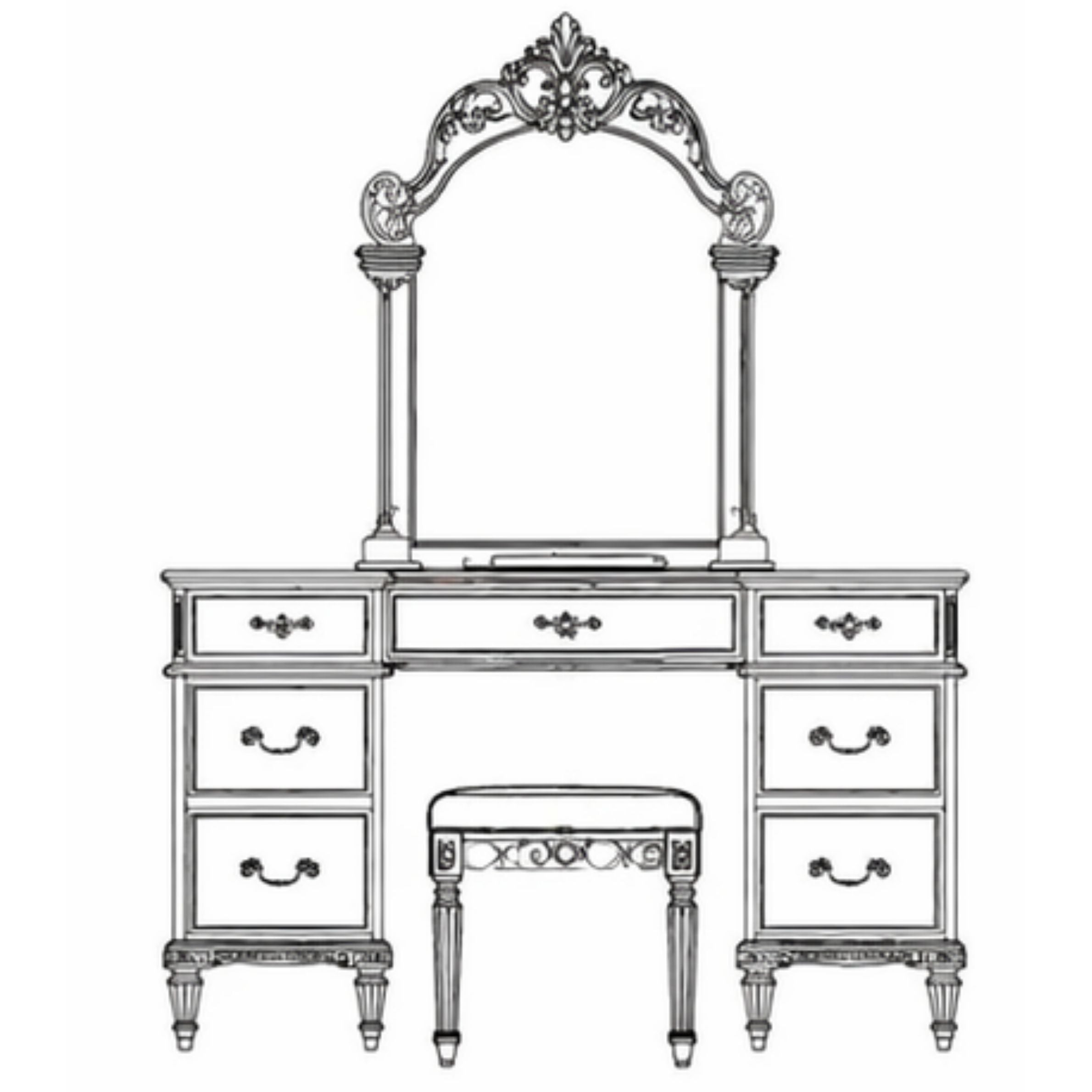 Serenique Dressing Table (DT012)