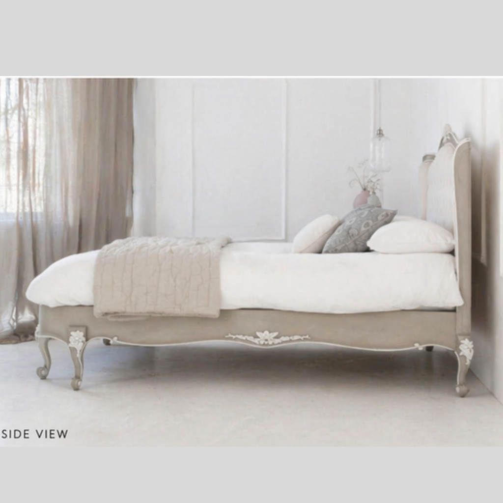 Elara Hand-Carved Teak Bed (B041)