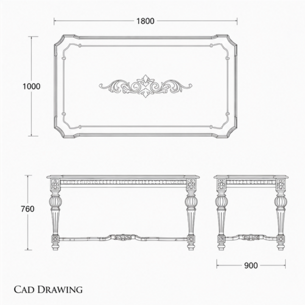 GOLDCREST DINING TABLE (DT-043)