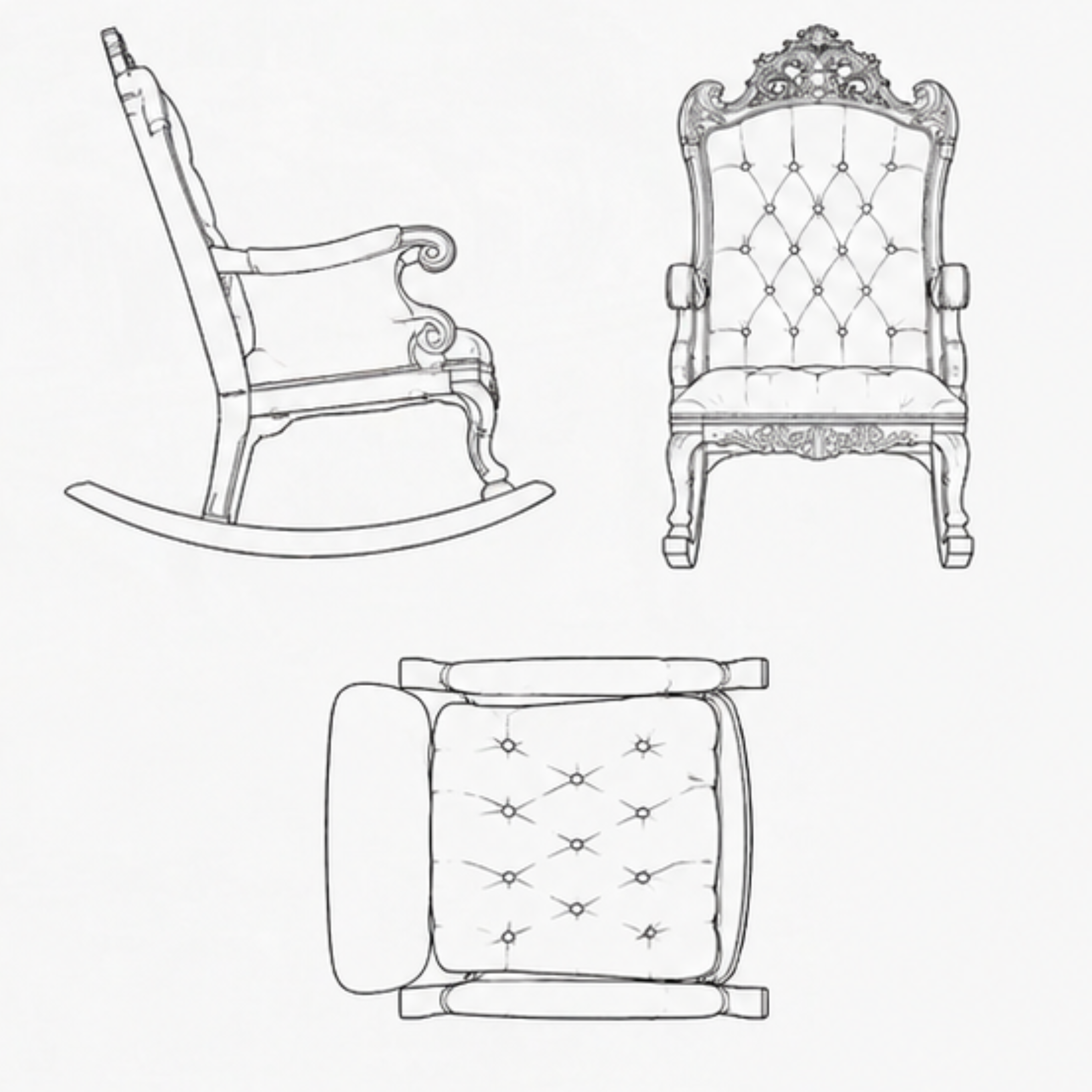 Velmora Heritage Rocker (RC012)