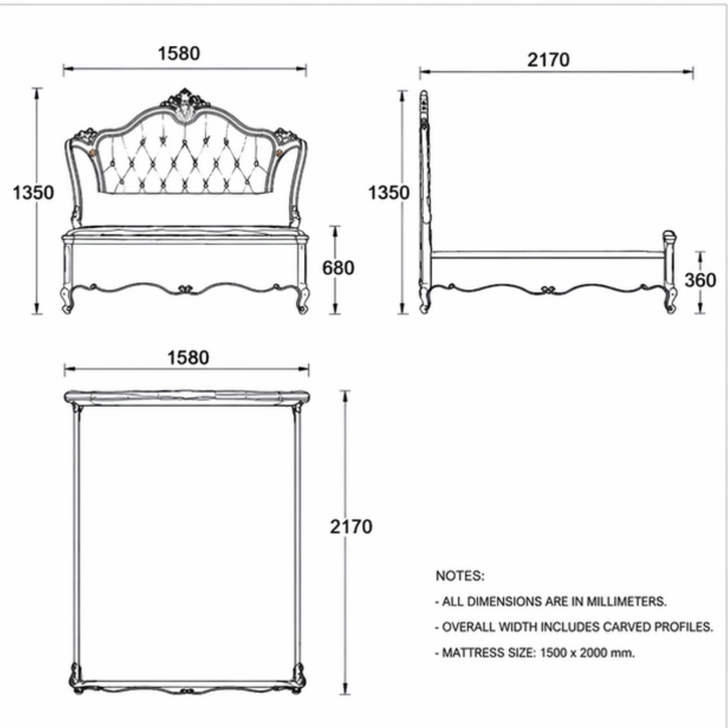 Aveline Bed (B008)