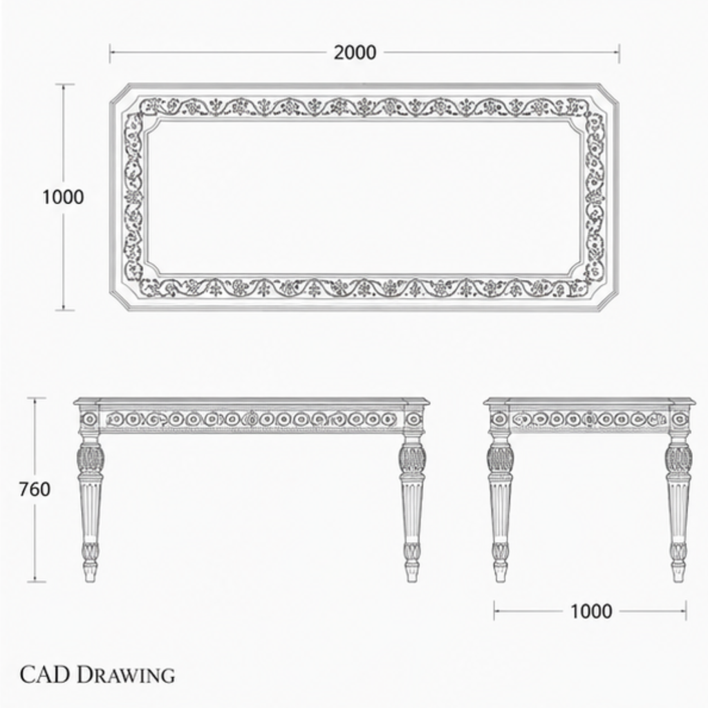 ASHFORD DINING TABLE (DT-044)