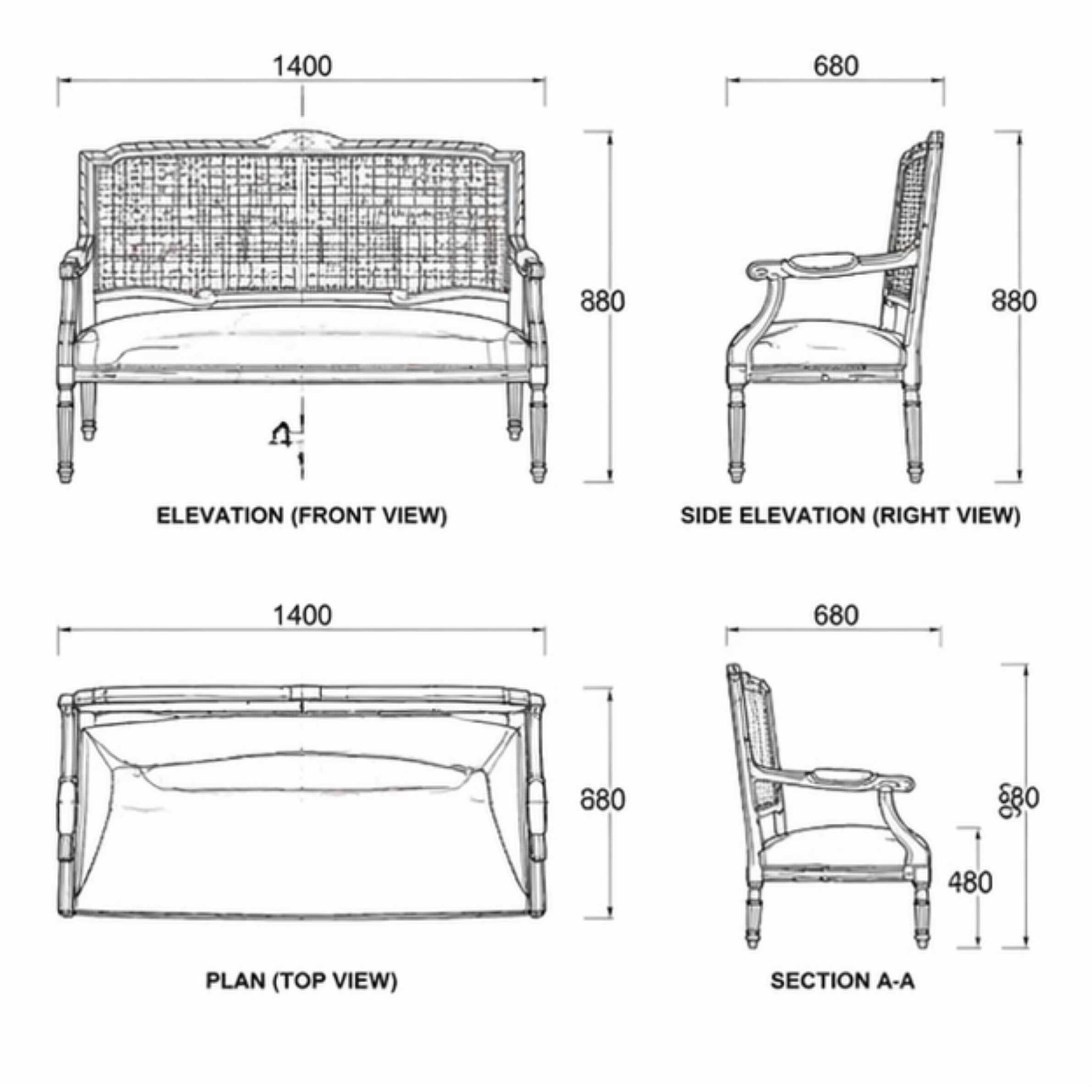 Lunara Sofa (S-014)