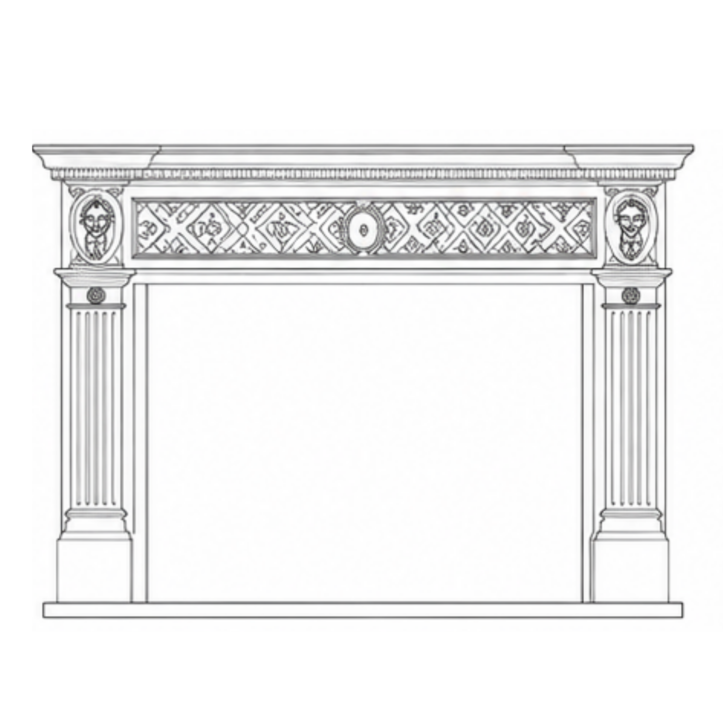 Windsor Grand Fireplace (FP001)