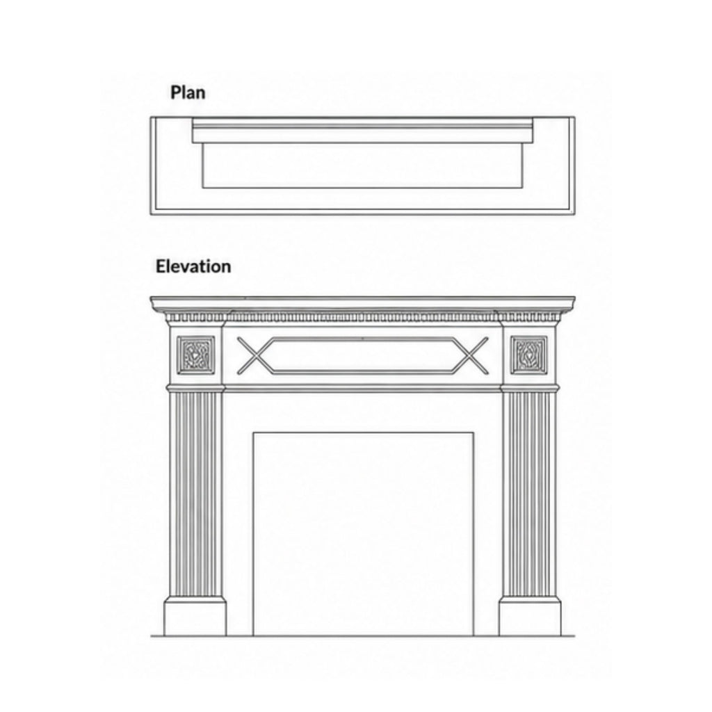 Kensington Fireplace Mantel (FP001)