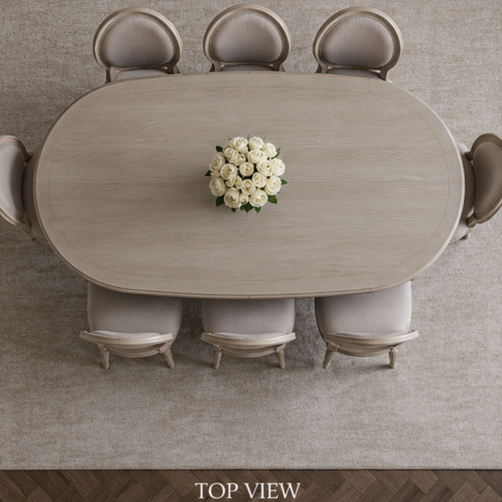 BRIXTON OVAL DINING TABLE (DT-048)