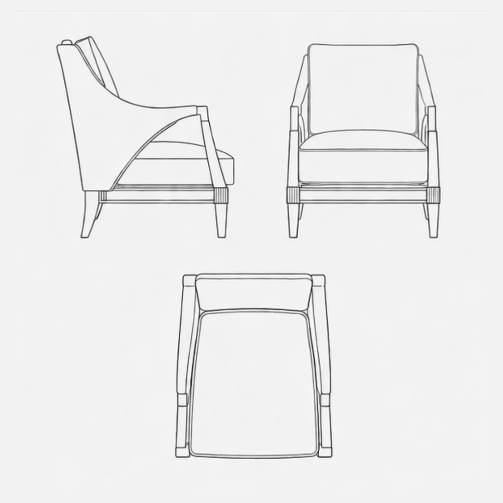 Norvik Lounge Chair (A015)
