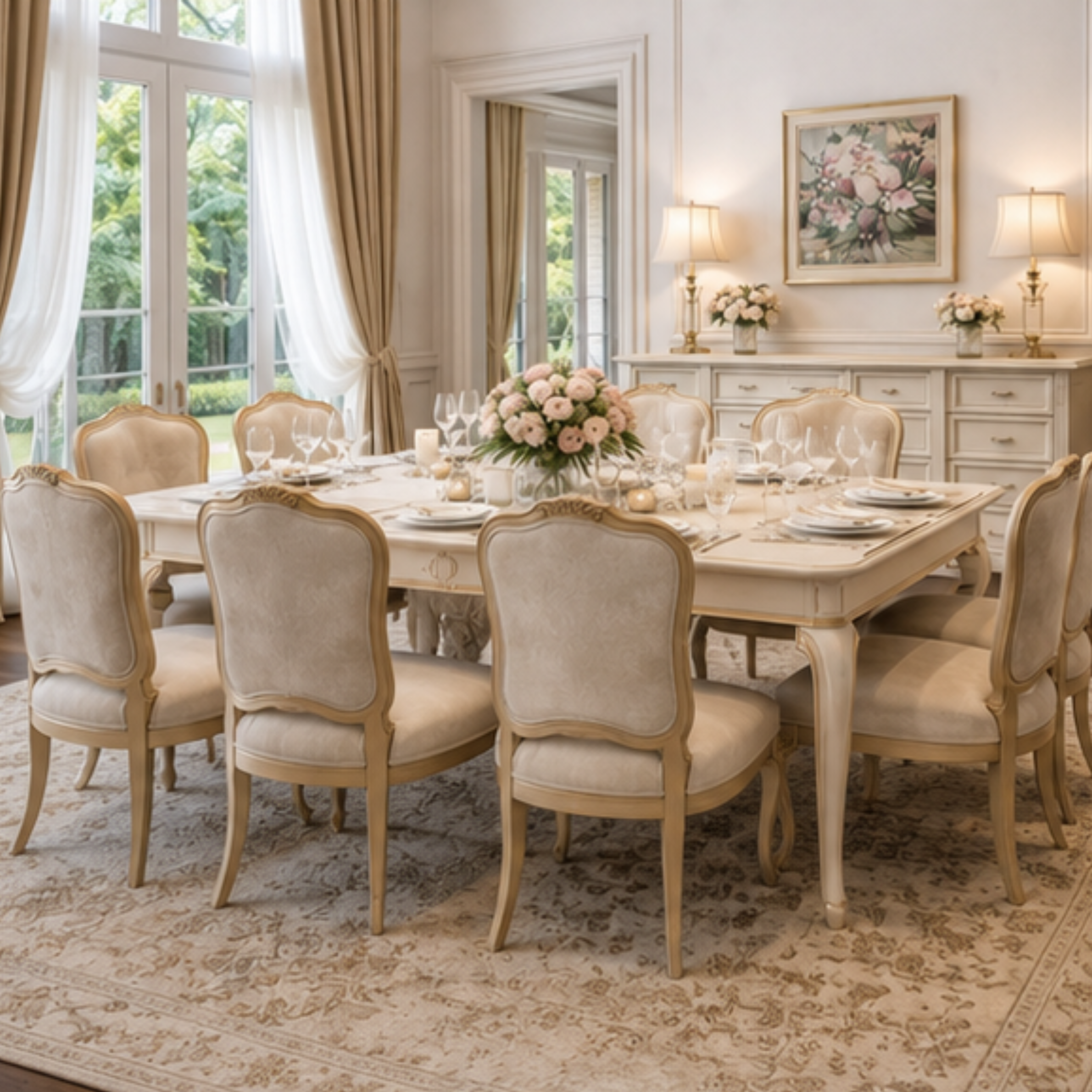 SILVEROAK DINING TABLE (DT-049)