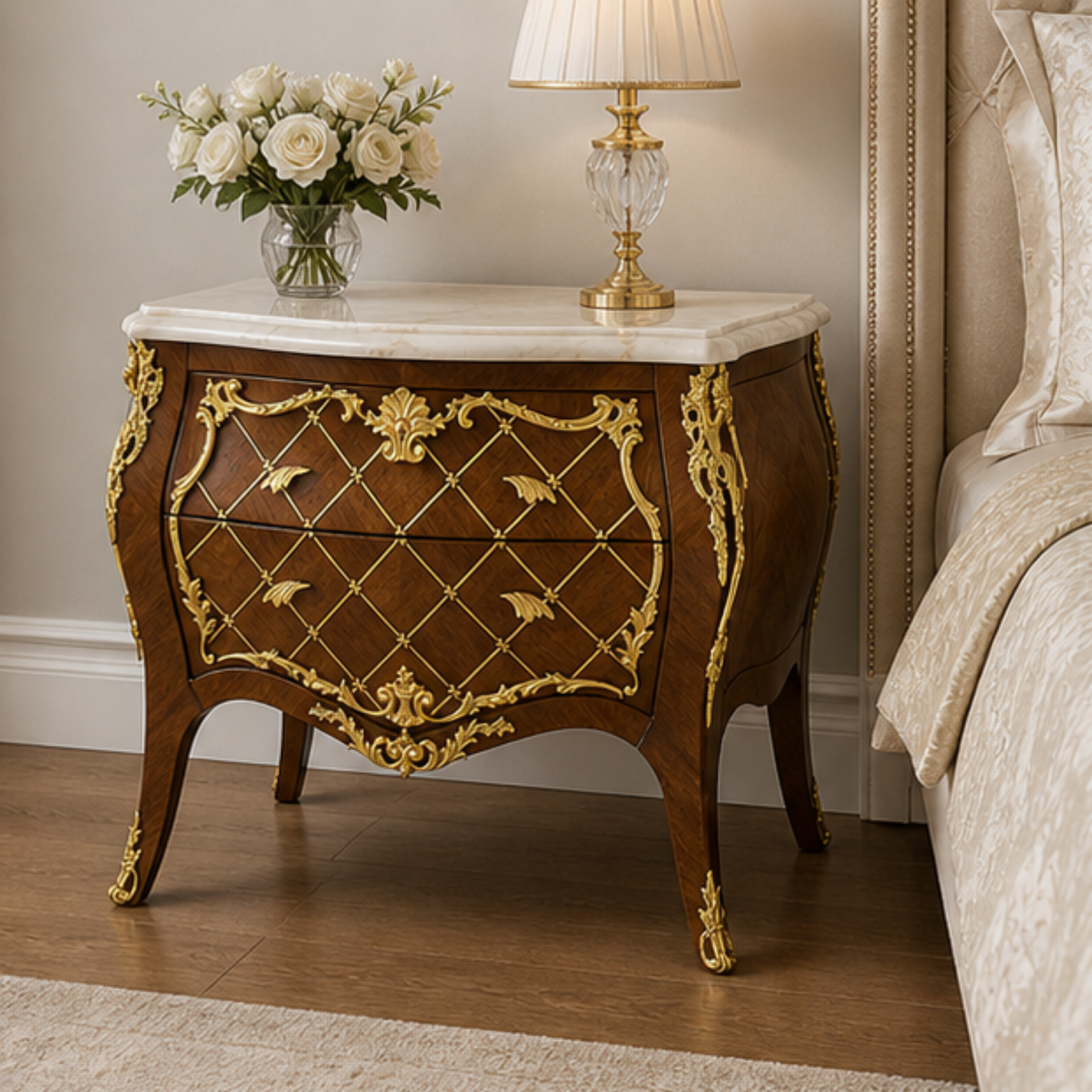 Jharokha Bedside Table (BST015)