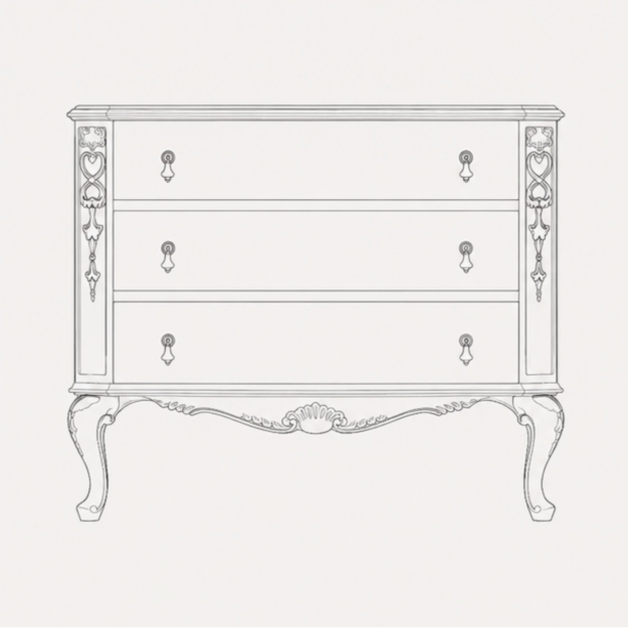 Versailles Chest of Drawers (CD001)