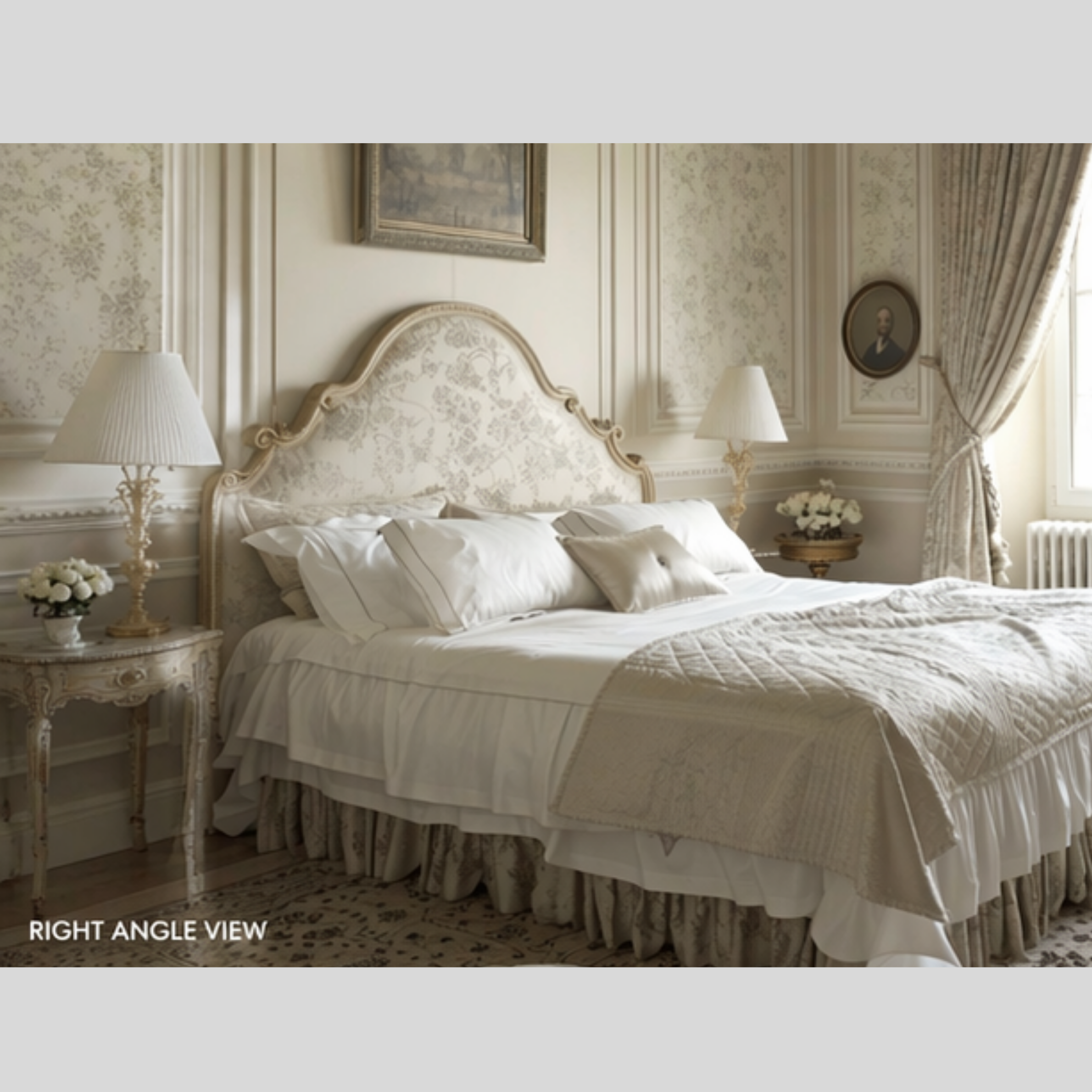 Seraphine Curved Bouquet Bed (BO45)