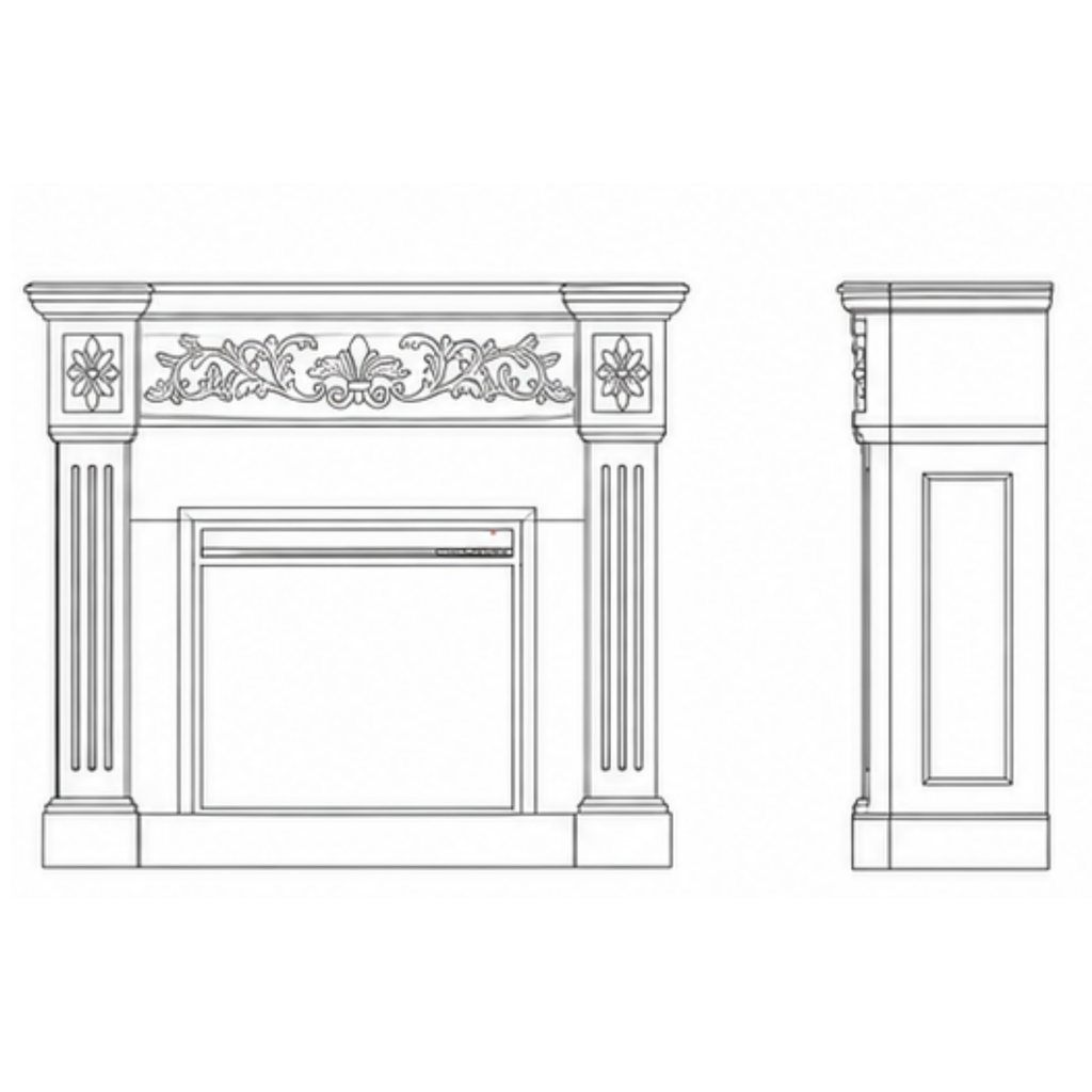 Heritage Carved Fireplace (FP005)