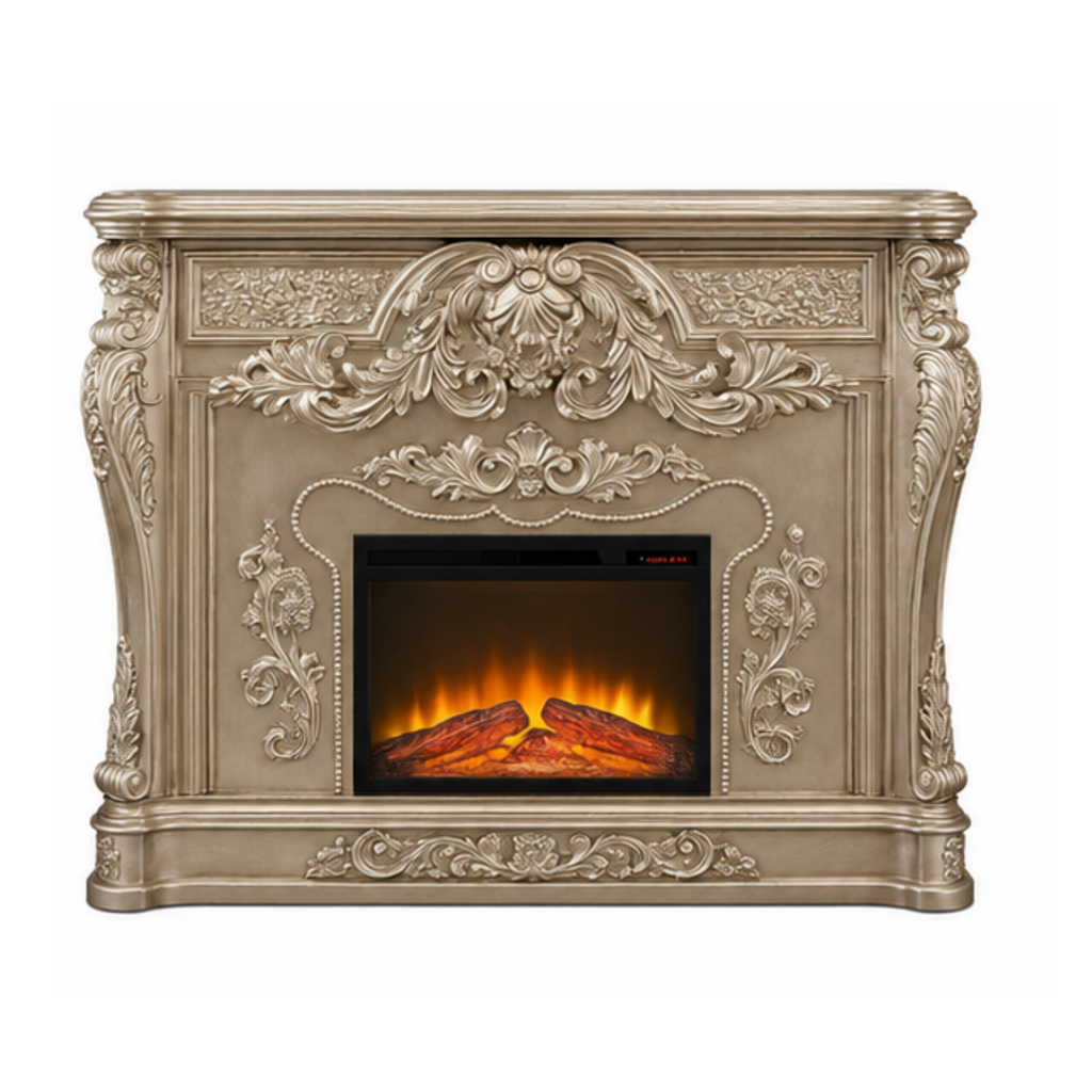 Ivory Chateau Fireplace (FP008)