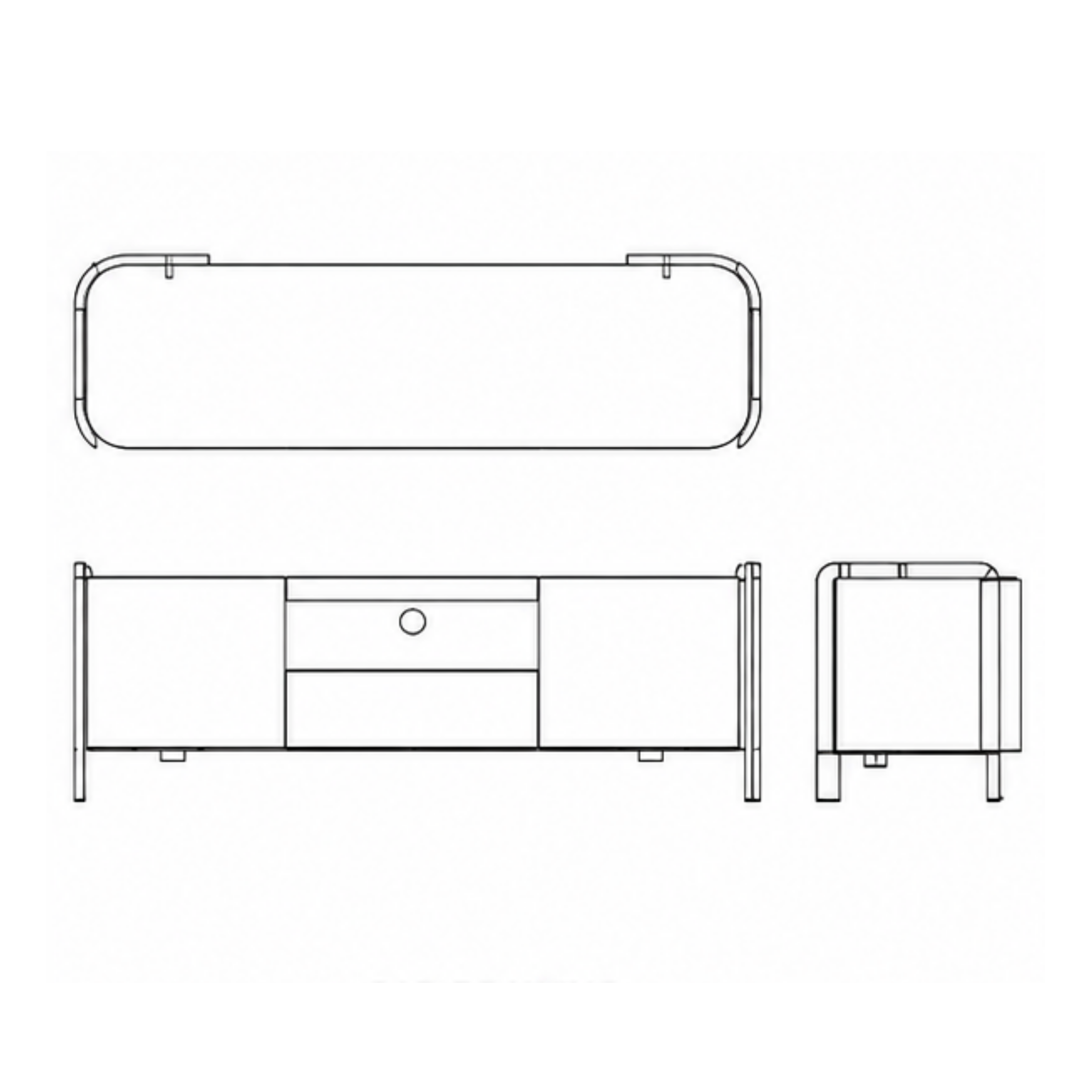 Monaco Media Sideboard (SB017)