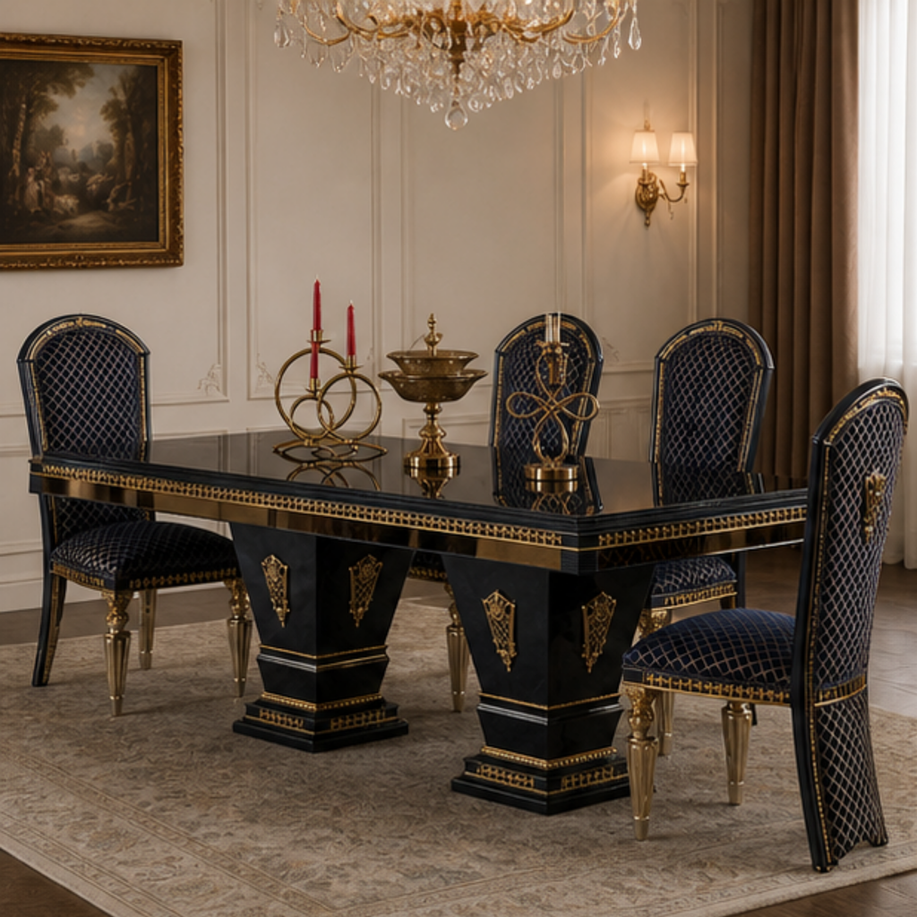 Imperial Noir Dining Table (DT-005)