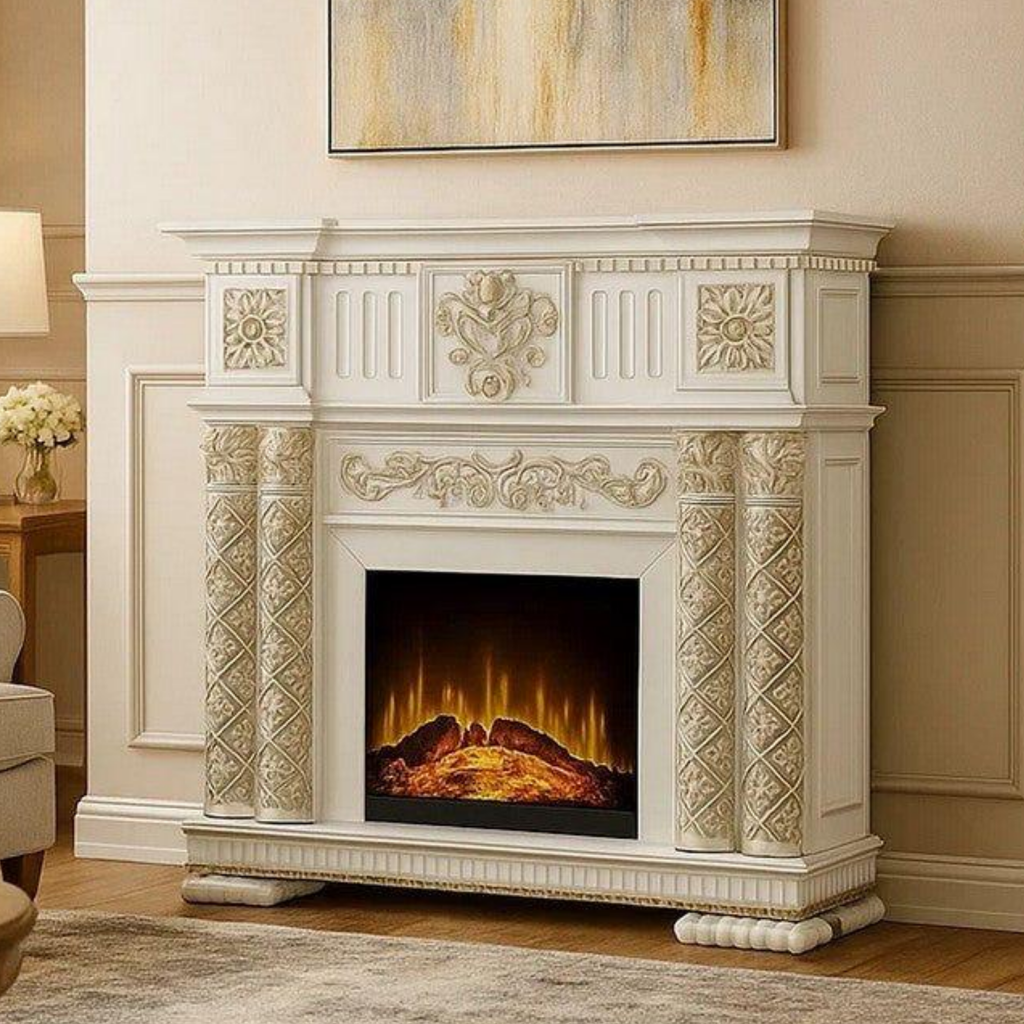 Versailles Embossed Fireplace (FP009)