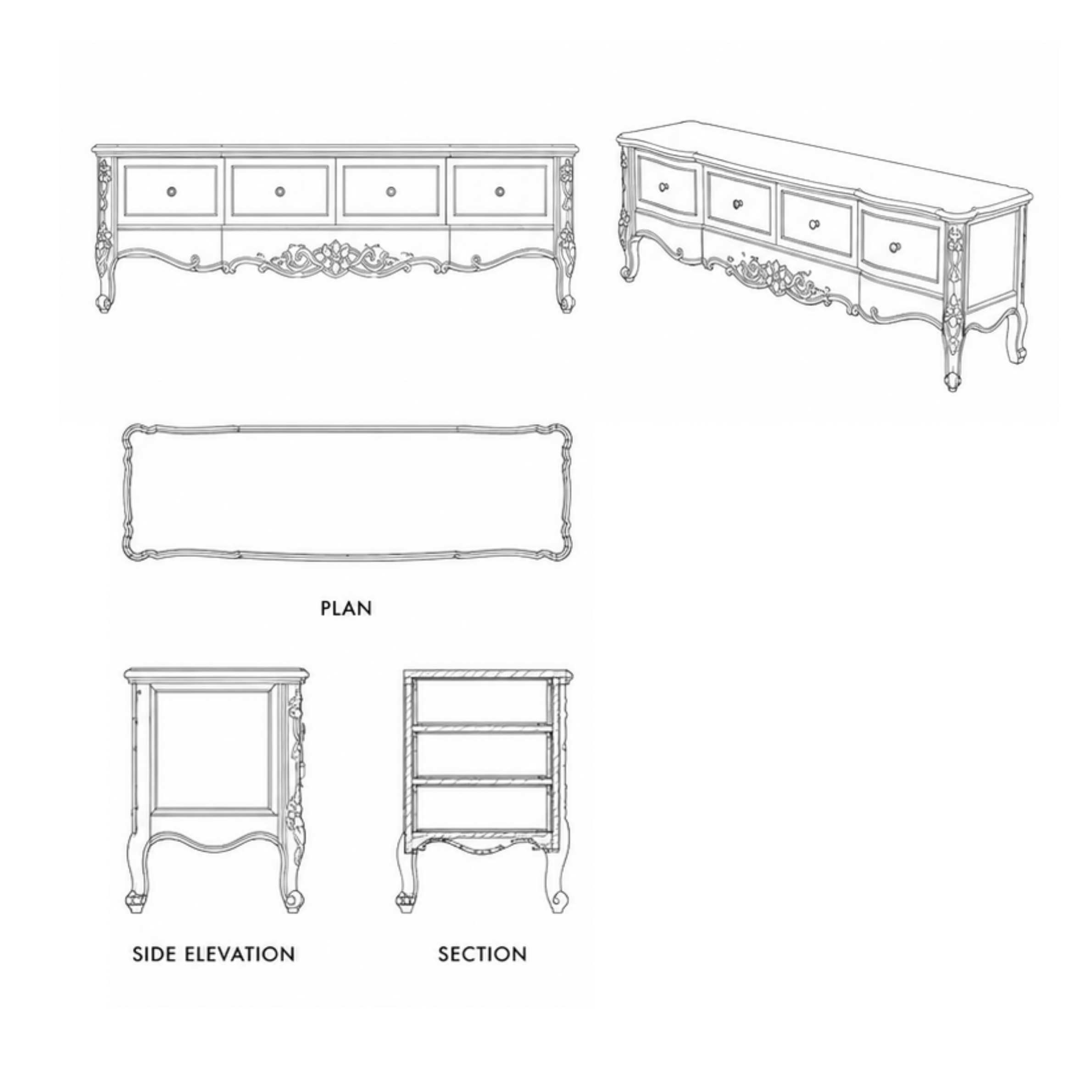 Windsor Royal Sideboard (SB018)