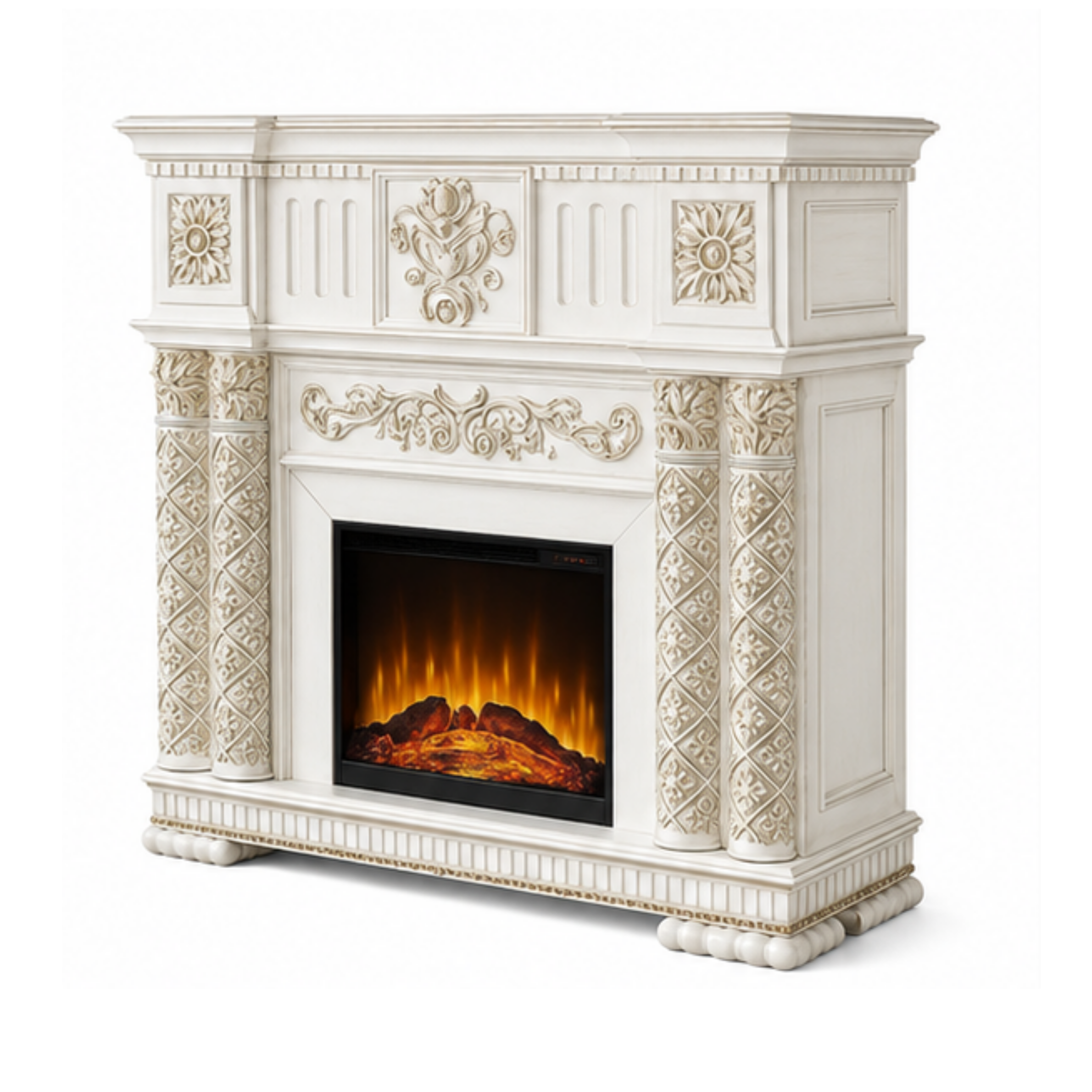 Versailles Embossed Fireplace (FP009)