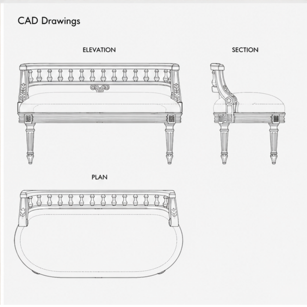 Amber Bench (BB029)