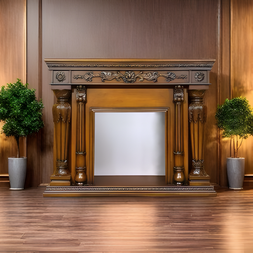 Tuscan Pillar Fireplace (FP011)