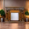 Tuscan Pillar Fireplace (FP011)