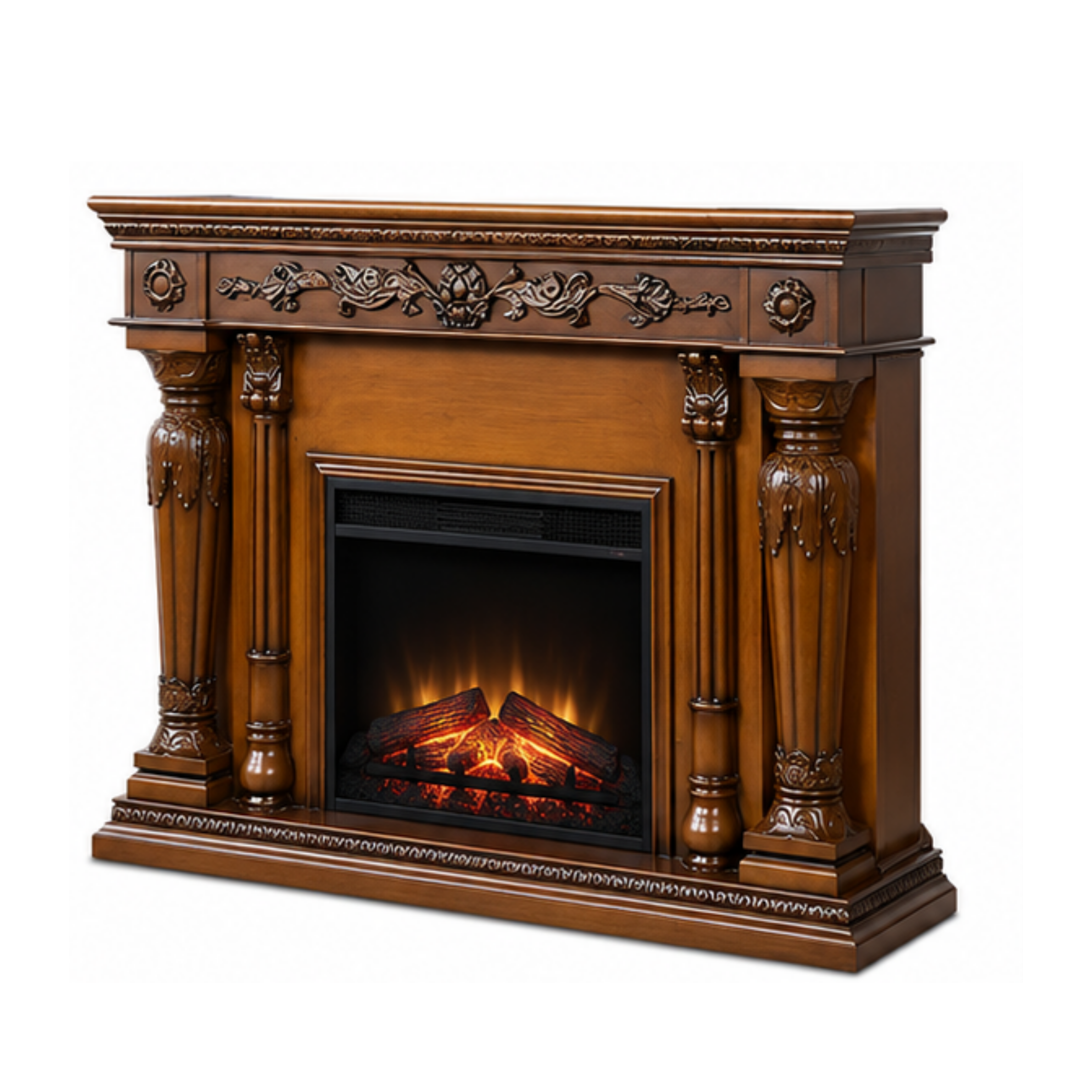 Tuscan Pillar Fireplace (FP011)
