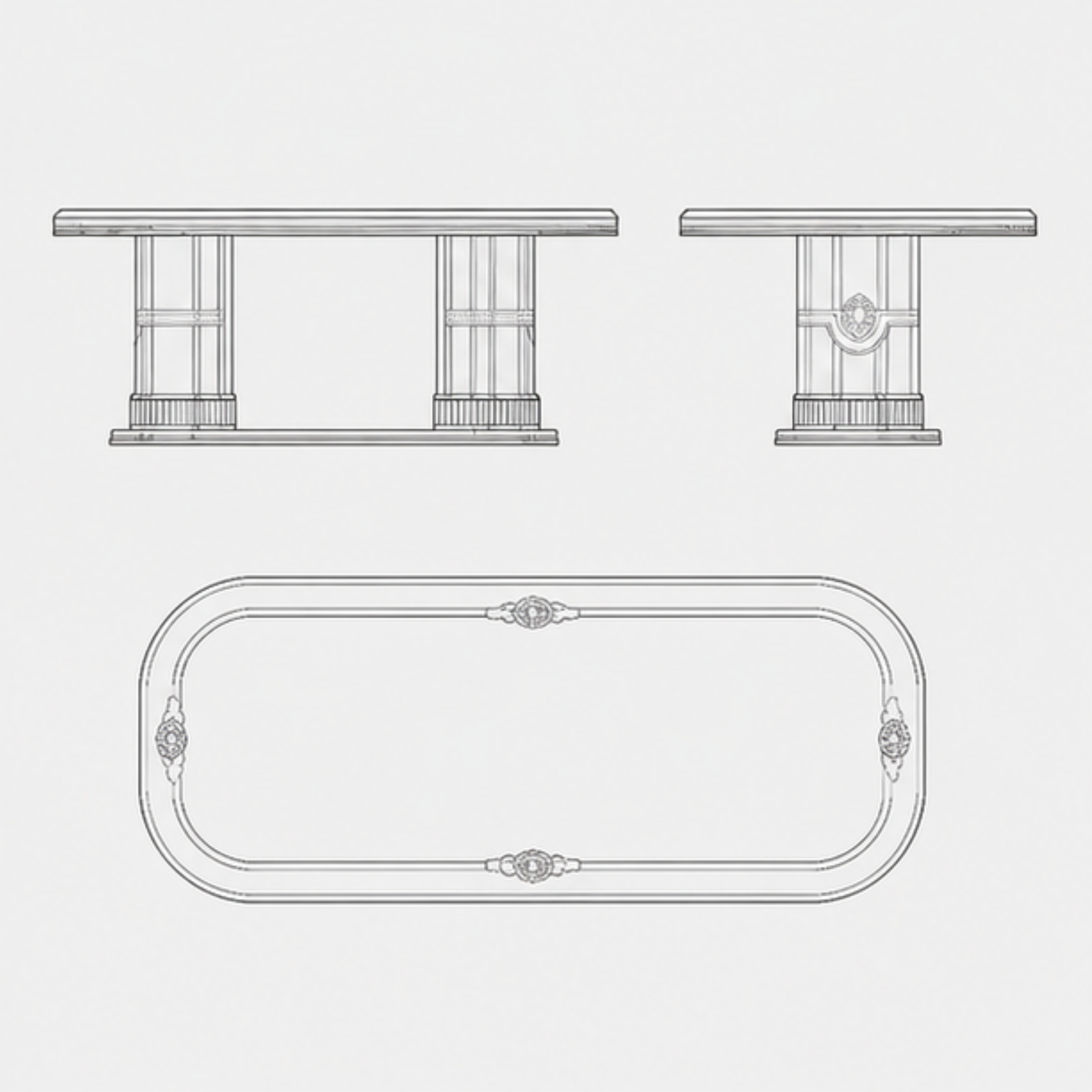 Celestia Luxe Dining Table (DT-007)