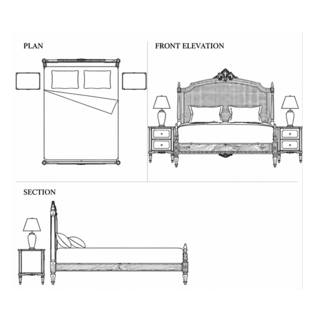 Elaris Bed (B005)